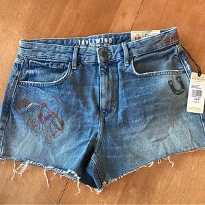 Idyllwind Fueled by Miranda Lambert Embroidered Shorts - Size 10 - NWT!